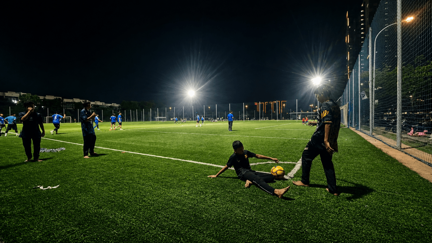 ArmourXSports Field 2 under night lighting